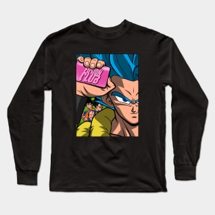 Fusion Club Japanese Superhero Anime Manga 90's Movie Parody Long Sleeve T-Shirt